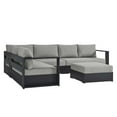 thumbnail image 1 of Modway Aluminum Tahoe 5-Piece Outdoor Patio Furniture Sectional, 1 of 11
