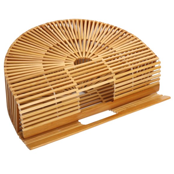 Bamboo Weaving Bag,Vintage Bamboo Bag Women Beach Bag Bamboo Tote Built for Precision