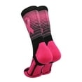 thumbnail image 2 of TCK Stripes Aware Sublimated Crew Socks (Black/Hot Pink, Small), 2 of 2
