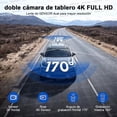 thumbnail image 4 of 2k Double Cámara Para Automóvil Pantalla Táctil 10'' Dashcam, 4 of 5