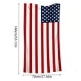 thumbnail image 3 of Cififendec 4th of July Beach Towel, 55.12"×27.56", American Flag Quick-Dry Patriotic Striped & Star Bath Towel for Independence Day, Pool, Beach & Summer Vacation, 3 of 5