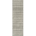 thumbnail image 2 of Well Woven Niria Grey Moroccan Tribal Diamonds Soft High-Lo Pile Runner Rug 2x7 (2'3" x 7'3"), 2 of 8