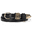 Black, variant on Punplita Women's Belt with Round Gold Buckle Black Belt