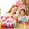 thumbnail image 4 of Jell-O Gummi Candy, 4.5oz Sour Cherry Squares, Soft Chewy Sour Gummies for Easter Egg Hunts Kids Adults Snacks Easter Basket Stuffer Spring Goodies Bag Fillers and Birthday Party Favor Pack of 2, 4 of 6