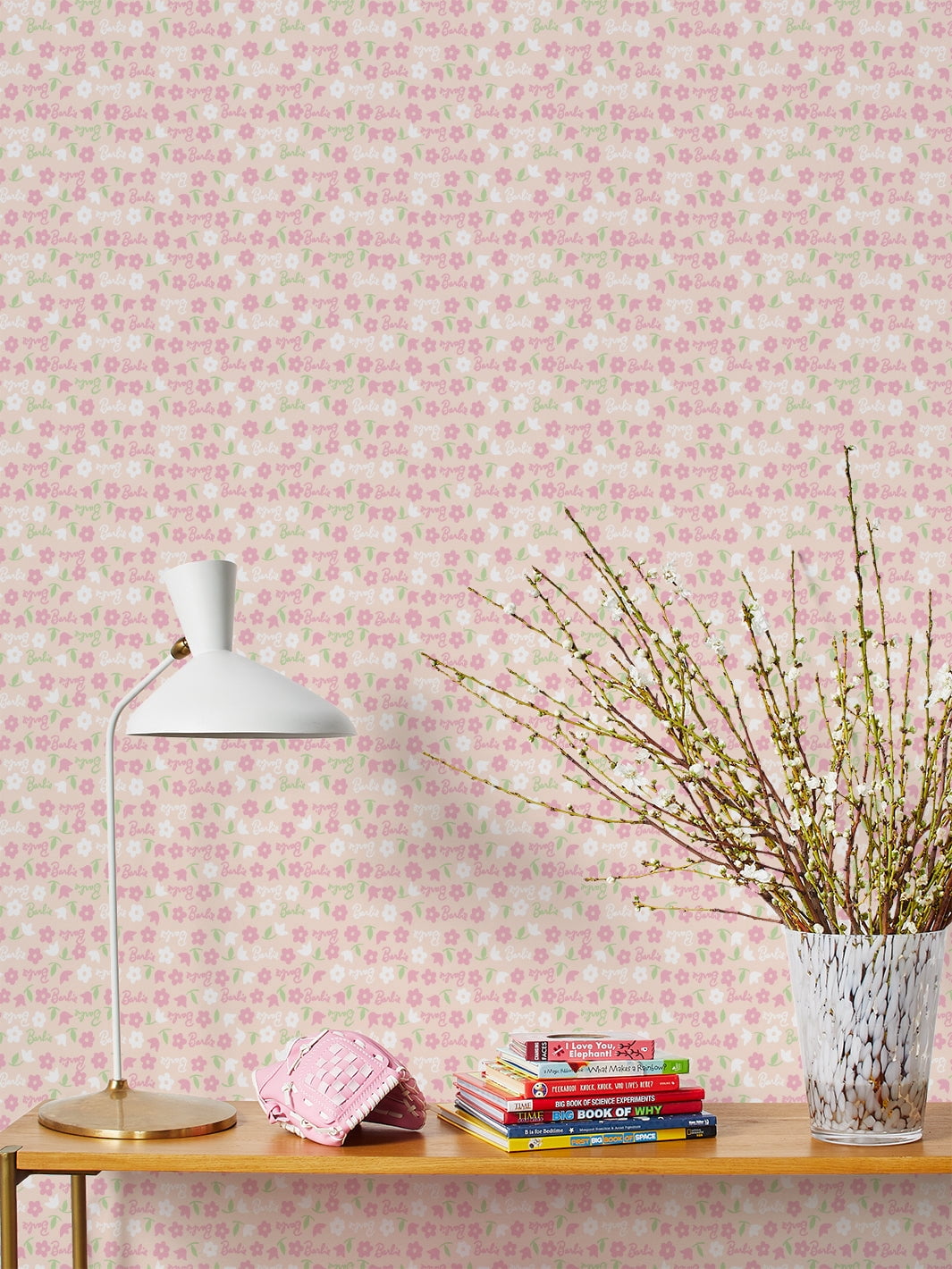 Learns to Cook Removable Vinyl Wallpaper by Barbie - Peach
