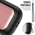 thumbnail image 4 of Rugged Case for AirPods 4 & 5, Fiber Patterns Shockproof Cover for AirPods 5th / 4th Gen with Skull Switch and Carabiner, 4 of 6