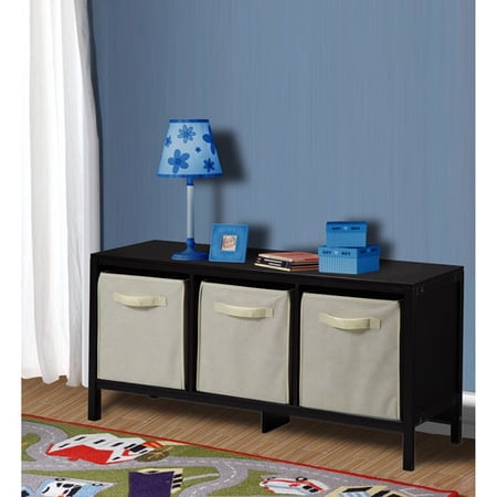 Badger Basket Three Bin Wide Storage, Es