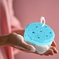 thumbnail image 5 of Exfoliating Bath Shower Sponges, Deep Cleansing Body Sponge, Gentle Soothing Body Sponge Bath Shower Sponge for Women Men Kids (Light Blue), 5 of 5
