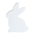 thumbnail image 1 of Decoraciones de conejito de Pascua, decoración de mesa de conejito, decoración del hogar, estatua, figura para manualidades Blanco, 1 of 8