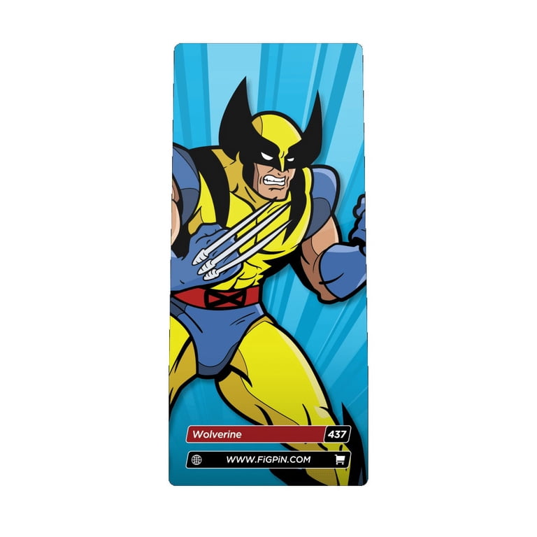 FiGPiN Classic X-Men Wolverine #437 Collectible Metal Pin – Museum-Quality Display