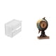 thumbnail image 1 of Estuche para pañuelos de pared, caja de almacenamiento de papel higiénico, soporte para toallas y pañuelos de acrílico, figura de globo terráqueo de r, 1 of 8