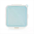 thumbnail image 1 of Caja de Almacenamiento PortáTil de Silicona para SáNdwiches de Microondas, Fiambreras para Desayuno Escolar Bento, Contenedor Reutilizable para Tostadas, Azul, 1 of 7
