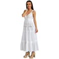 thumbnail image 2 of Vestido de tirantes KANISHKA 3453 blanco, 2 of 5