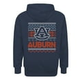 thumbnail image 3 of Youth  Navy Auburn Tigers Classic Holiday Sweater Hoodie, 3 of 3