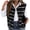 Black, variant on Vest for Women Fuzzy Fleece Color Block Sleeveless Button Down Fall Sherpa Jacket Winter Warm Outerwear with Pockets Pink M