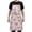 Bulldog Dog Face and Heart, variant on Warm Brown and White Marble Kitchen Apron with 2 Pockets Adjustable waterproof Cooking Aprons for Women Men Chef