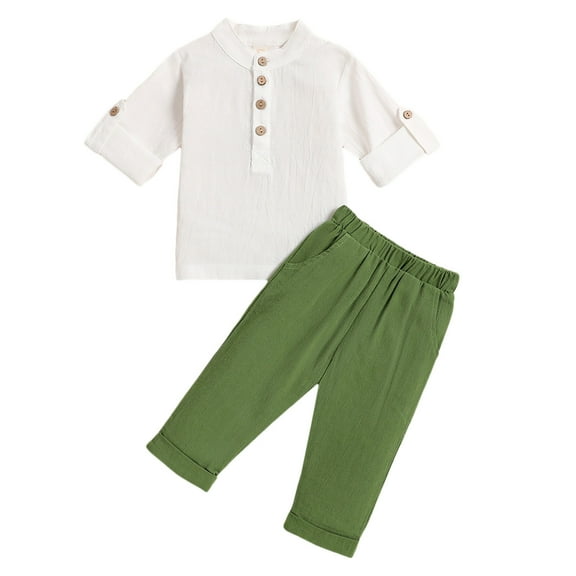 Fsqjgq 2T Girl Clothes Trendy Girls Clothes Toddler Boys Girls Half Sleeve Solid T Shirt Pullover Tops Pants Outfits Clothing Sets Kids Clothes 2 Piece Outfits Baby Girl Outfits Kids Sets Size 120