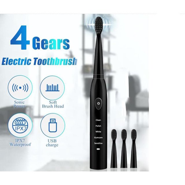 Cepillo de dientes eléctrico recargable ultrasónico lavable blanqueamiento electrónico impermeable cepillo de dientes cabeza reemplazable Xemadio LN-1479