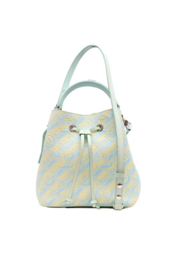 Pre-Owned LOUIS VUITTON M46269 Monogram Empreinte Summer Stardust Vert d'Or Neo Noe BB Shoulder...