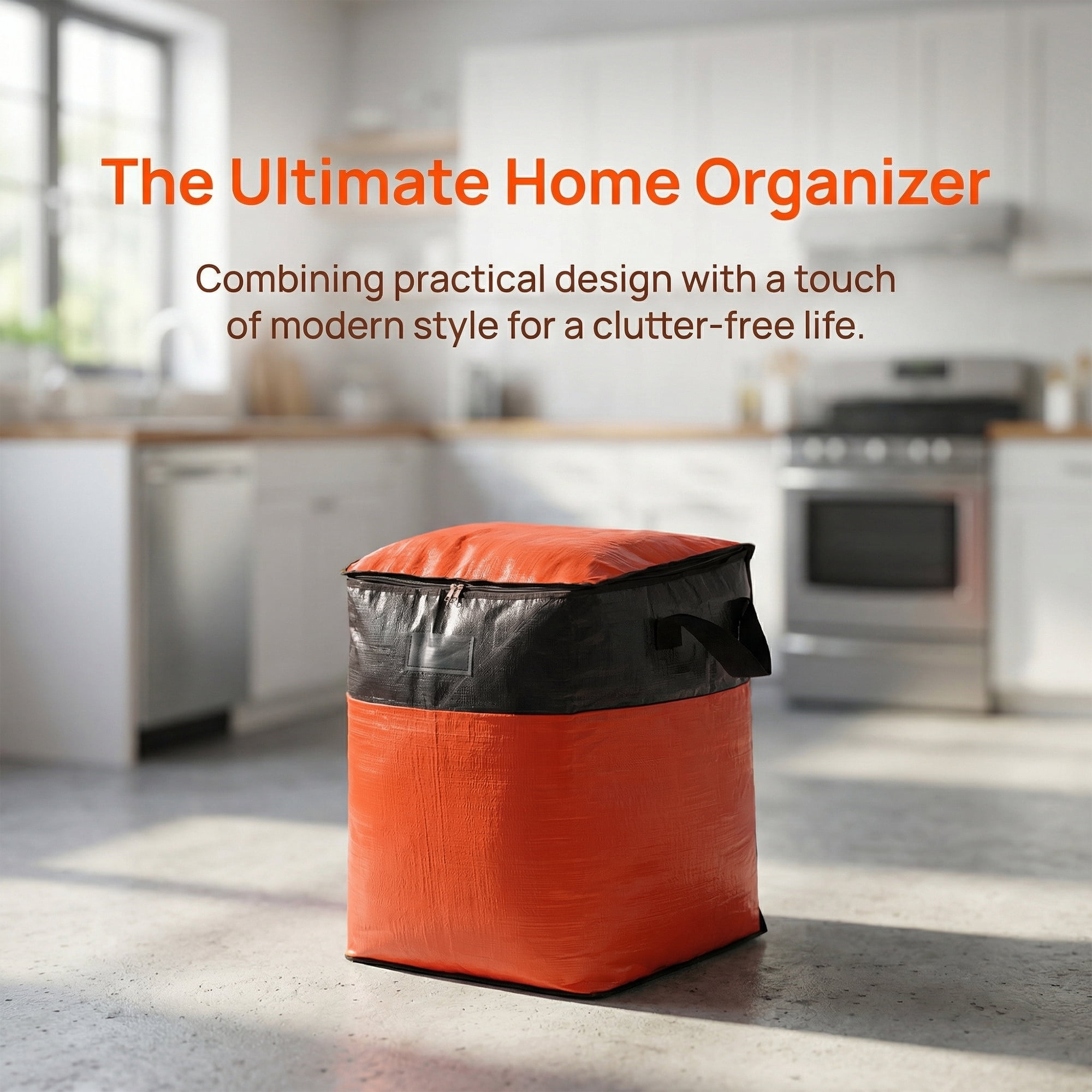 Unique Bargains Storage Bags for Organizing Closet Organizers Red 15.7"x19.7"x22"