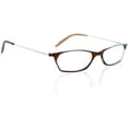 thumbnail image 2 of Womens Optical Eyewear - Oval Shape, Plastic Full Rim, Sky Amber, 2 of 4