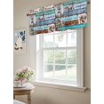 thumbnail image 6 of Curtain Valance for Windows,Country Farm Vintage Wood Board Kitchen Valances Rod Pocket Short Curtains,Bless Home Quote Window Treatment Panel for Bedroom Bathroom 60"x18", 6 of 7