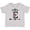 AC-Heather Grey, variant on Letter E Monogram Tribal Arrow Girls Toddler T-Shirt
