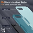thumbnail image 2 of KOMI for iPhone 16E Case with Screen Protector,Military Grade Heavy Duty Shockproof Phone Cover with Wrist Lanyard Strap for iPhone 16E 2025 Released, Mint Green, 2 of 7