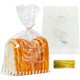 thumbnail image 1 of 100 bolsas de pan con refuerzo inferior con corbatas, bolsas de celofán impresas transparentes para pan casero o panadería, 1 of 4