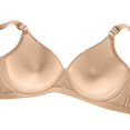 thumbnail image 4 of MEICHEN Wireless Everyday Bra for Women Print Comfort No Underwire Adjustable Strap Full Coverage Tshirt Bras, 4 of 6