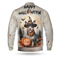 thumbnail image 2 of Happy Halloween Australian Cattle Dog Witches Hat Pumpkin Carving All Over Print 3D Baseball Jacket Heeler Lover Gifts Bomber Jacket Softball - 02019, 2 of 6