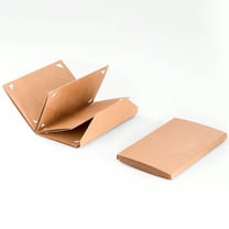 Kraft Accordion Photo Album, Foldable DIY Scrapbook with 9 Card Slots for 4x6 Photos, Portable Kraft Paper Memory Book for Wedding, Travel, Family Gift – Brown