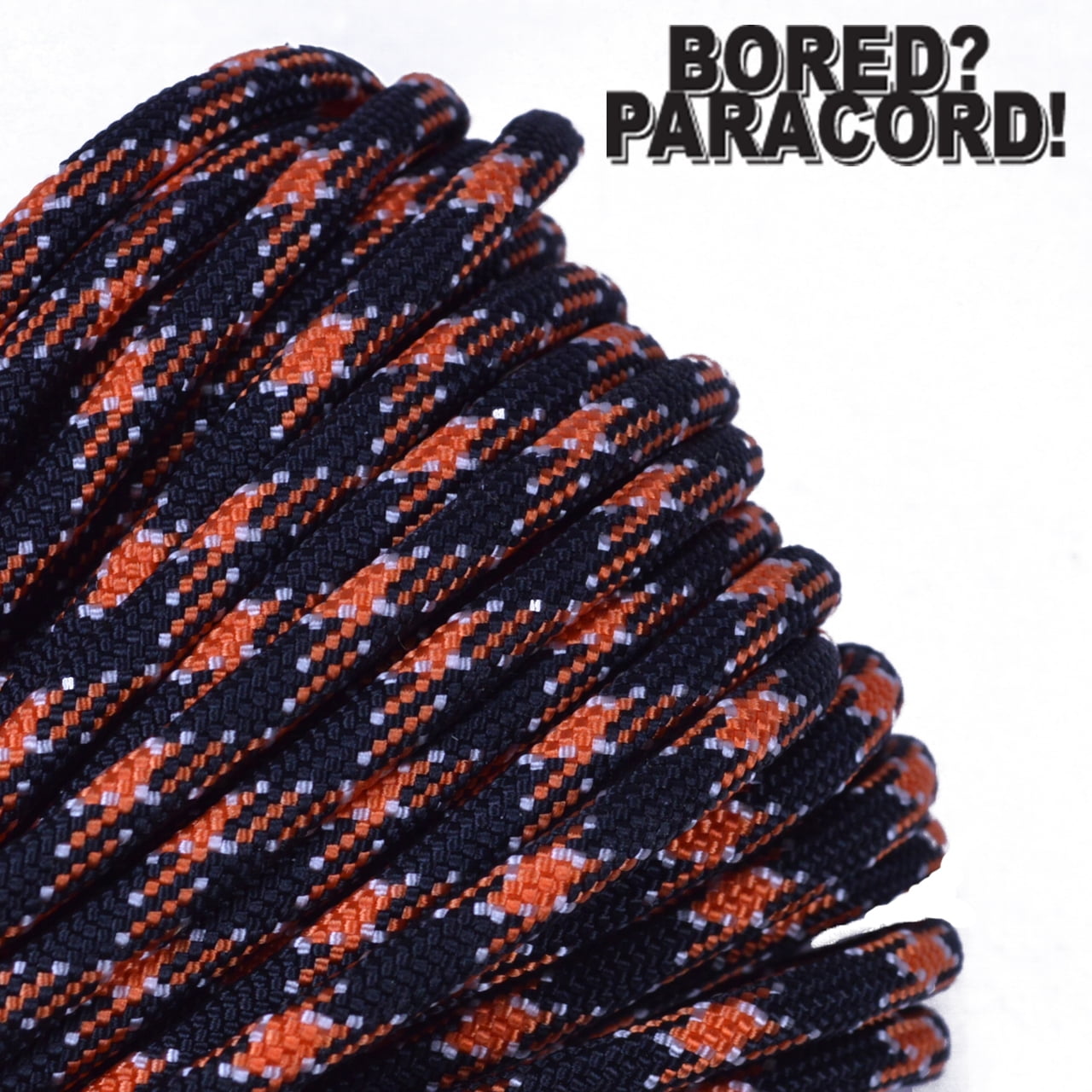 BoredParacord Brand 550 Paracord Assorted Colors of in 50 and 100 Foot Lengths Made in The USA 