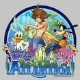 thumbnail image 2 of Men's Kingdom Hearts 1 Mermen Friends From Atlantica Tank Top Athletic Heather Small, 2 of 5