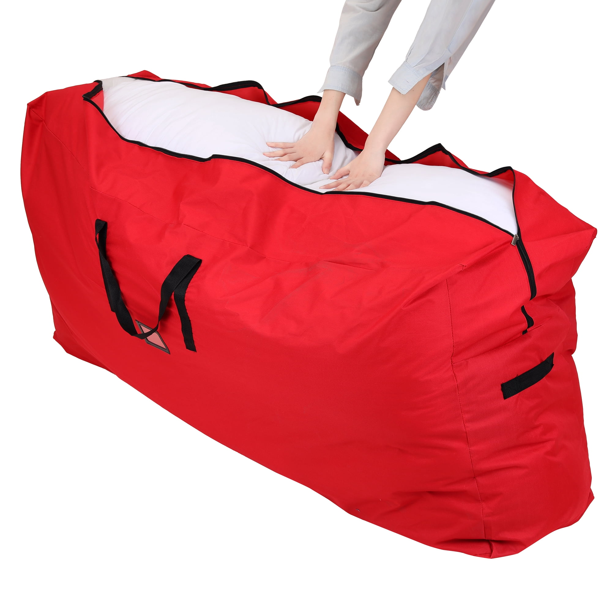 Unique Bargains 1 Pack Clothes Storage Bags Moving Bags Red 65*15*30in