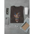 thumbnail image 3 of Neon Cat T-Shirt Men -Image by Shutterstock, Male 5X-Large, 3 of 4