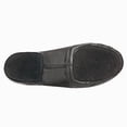 thumbnail image 4 of Black Slip-on Jazz Shoes Elastic Leather Sole Dance for Men Womens (12.5M/13.5W), 4 of 7