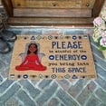 thumbnail image 4 of Dsscvnef Funny Doormat Farmhouse Welcome Rug Decorative Front Door Mat English Floor Carpet Positive Energy Home, 4 of 4