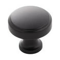 thumbnail image 1 of Hickory Hardware H077849MB 1.25 in. dia. Piper Collection Knob, Matte Black Finish, 1 of 5