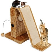 Penn-Plax - Cat Activity Center w/Sisal Slide & Bamboo Rubbing Post