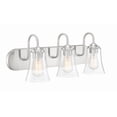thumbnail image 3 of 50403-BNK Craftmade Lighting Gwyneth 3 Light Traditional/Modern & Contemporary Bath Vanity in Traditional Style - 24 inches wide by 9.5 inches, 3 of 4
