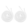 thumbnail image 5 of MERRYHAPY 1 Pair Fashionable Shoelace White Polyester Round Decorative Durable Easy Fastening for Everyday Use, 5 of 8