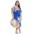 thumbnail image 6 of Women's Plus Size Kimono Summer Beach Wear Cover-up with Drawstring for Ladies Girls, 6 of 7