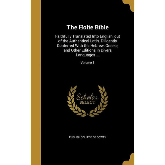 The Holie Bible (Hardcover)
