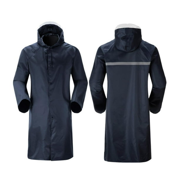 Chubasquero para hombre con capucha impermeable ligero largo activo impermeable para senderismo jinwen abrigos de lluvia para hombre Walmart en linea