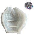 thumbnail image 2 of Molds Silicone, Hands Shaped Epoxy Resin Mold For Moon Lamp Stand, Jewelry Holder, Decor Crafts, De-molded Easy, Thicker Mold, 2 of 4
