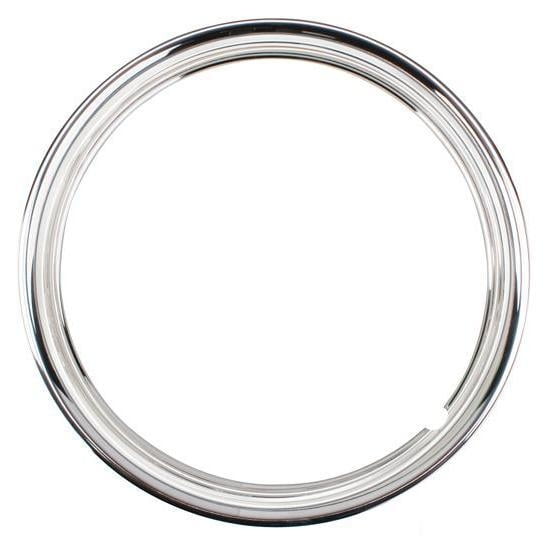 Stainless Steel 15 Inch Beauty Ring, Ribbed
