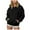 Black, variant on BOBOGOJP Women’s Oversized Pullover Hoodie – Heavyweight Fleece, Relaxed Fit, Soft Touch, Kangaroo Pocket Sweatshirt Brown for Size XXL