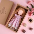 thumbnail image 1 of Muñeca Waldorf Astoria hecha a mano, muñecos de peluche, almohada suave, juguetes de peluche, regalo de cumpleaños para niños, niñas, regalos de San Valentín 02 # Sincero Electrónica, 1 of 4