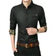 thumbnail image 1 of Camisa De Manga Larga Estampada Con Puños Para Hombre, 1 of 8